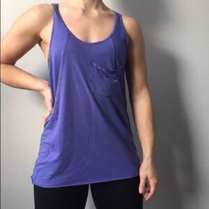 Wilfred Purple Racerback Tank Top